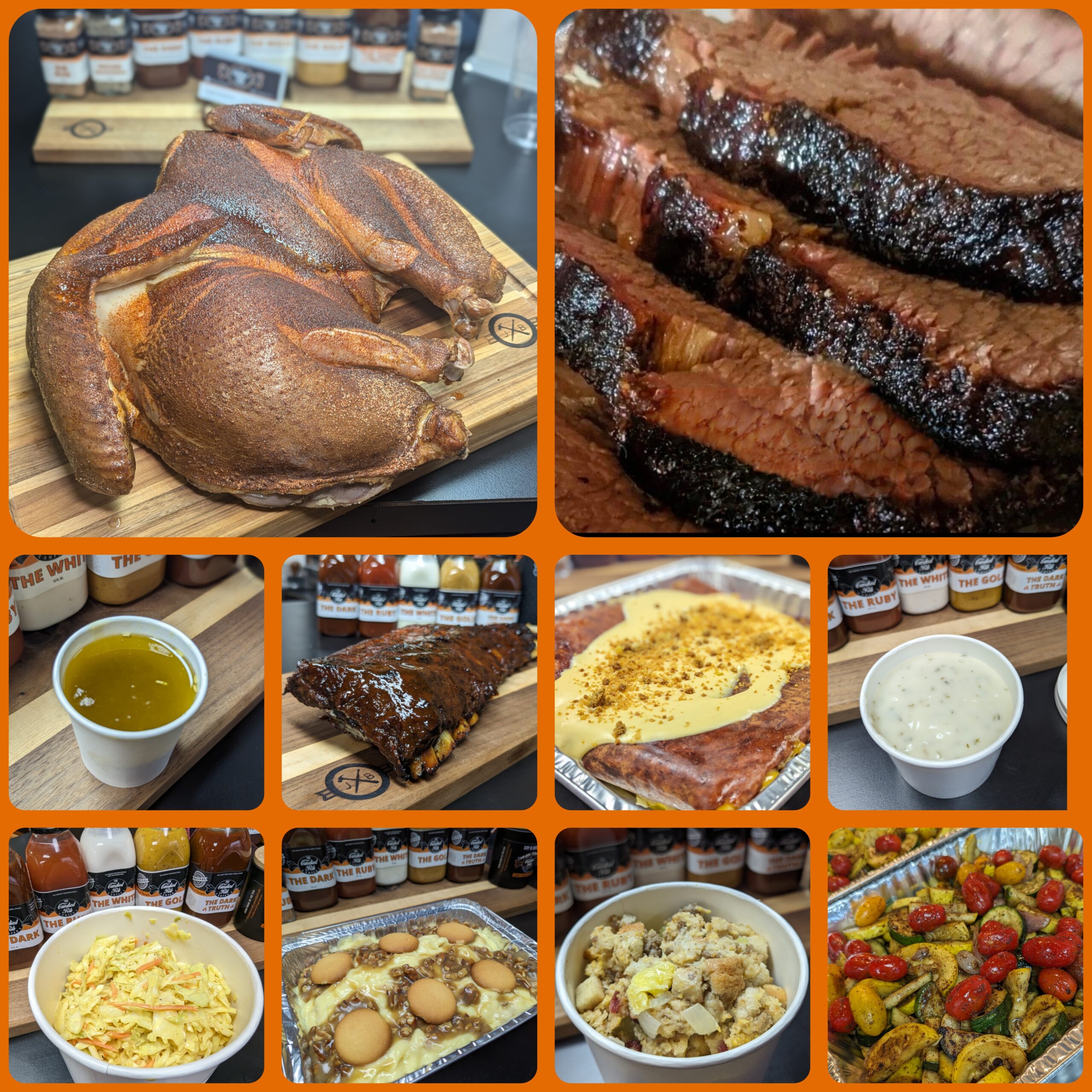 Candied Rib Company Thanksgiving Food Collage